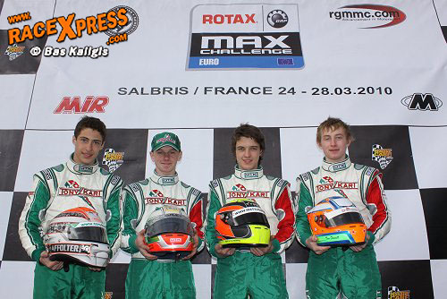 Joel Affolter en Mats van den Brand boekten successen bij Strawberry Racing in 2010